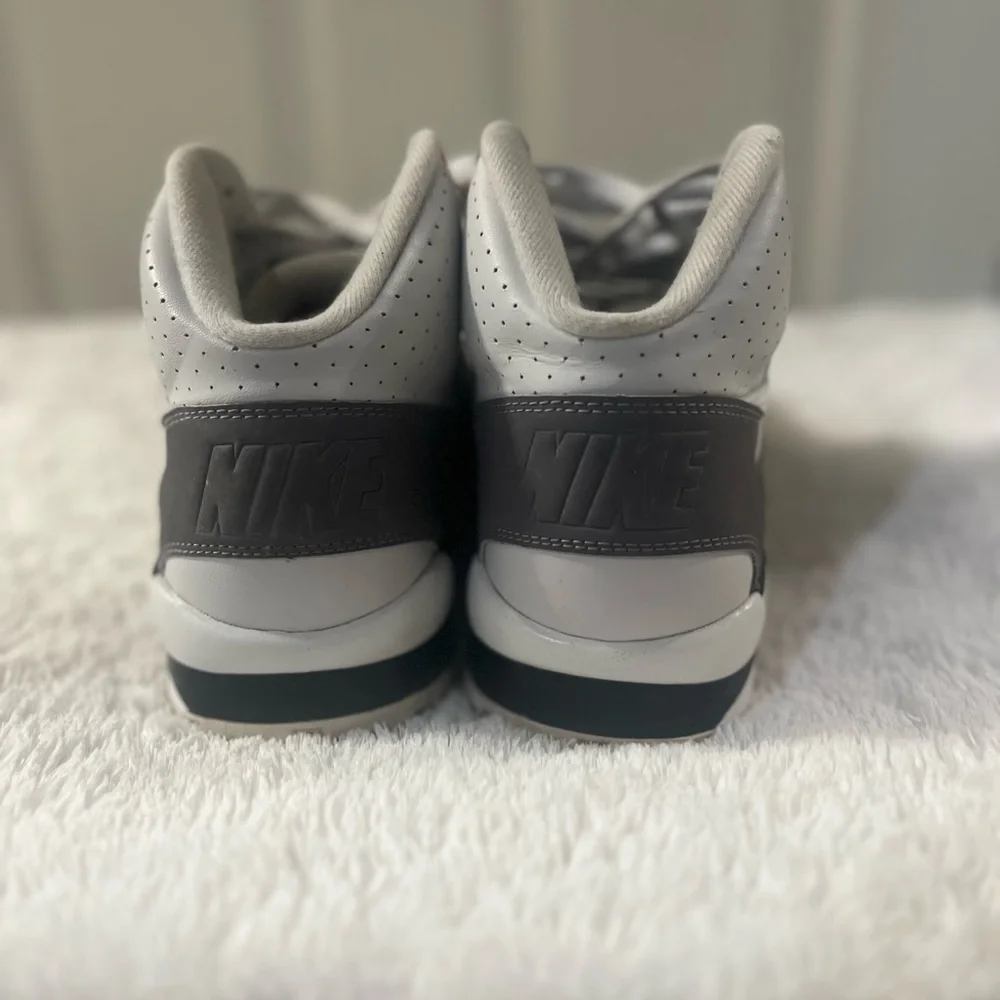 Nike Air Trainer SC High Gray and Pink Sneakers - Picture 3 of 5